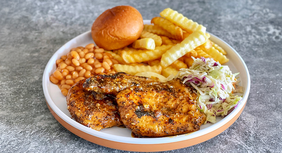 Hawker-style Western Black Pepper Pork Chop Recipe on FairPrice Group app