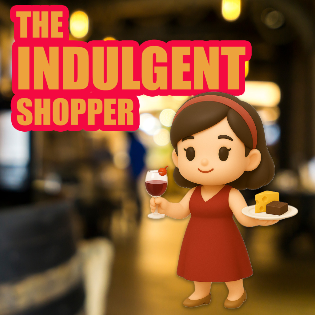 character-indulgent The Indulgent Shopper - Your year sparkled with sweet treats and indulgent pours.