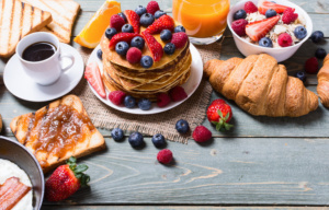 Eggs,,,Croissants,,,Coffee,,,Berry,,,Orange,Juice