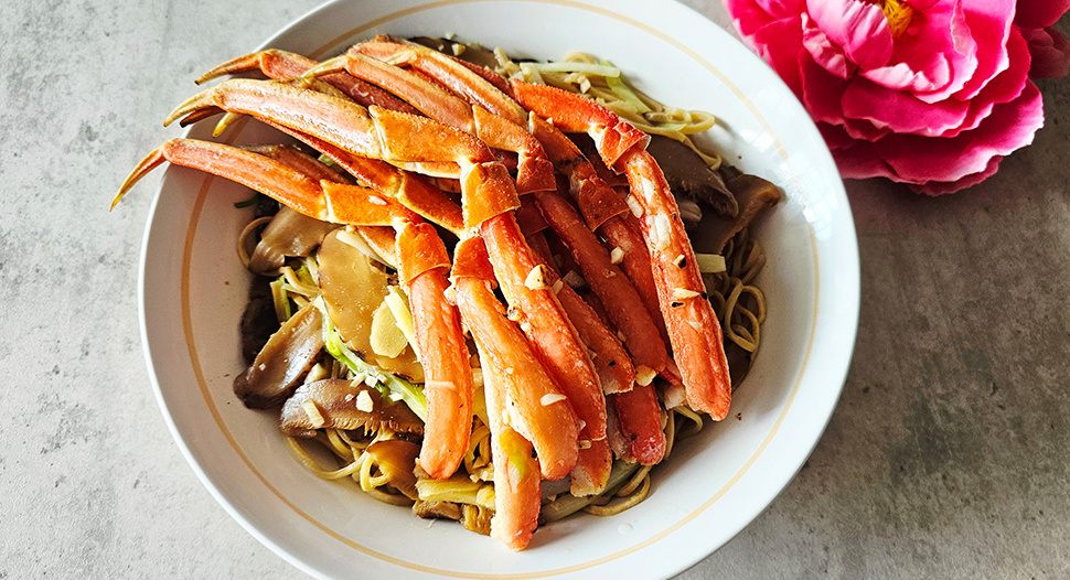 Snow Crab “Longevity Yee Mee" Recipe on FairPrice Group app