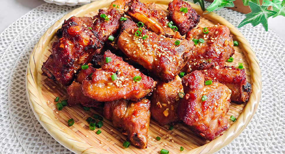 Air-fried Garlic Pork Spareribs Recipe on FairPrice Group app