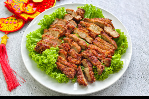 Fried Pork with Fermented Red Bean Curd Recipe on FairPrice Group app