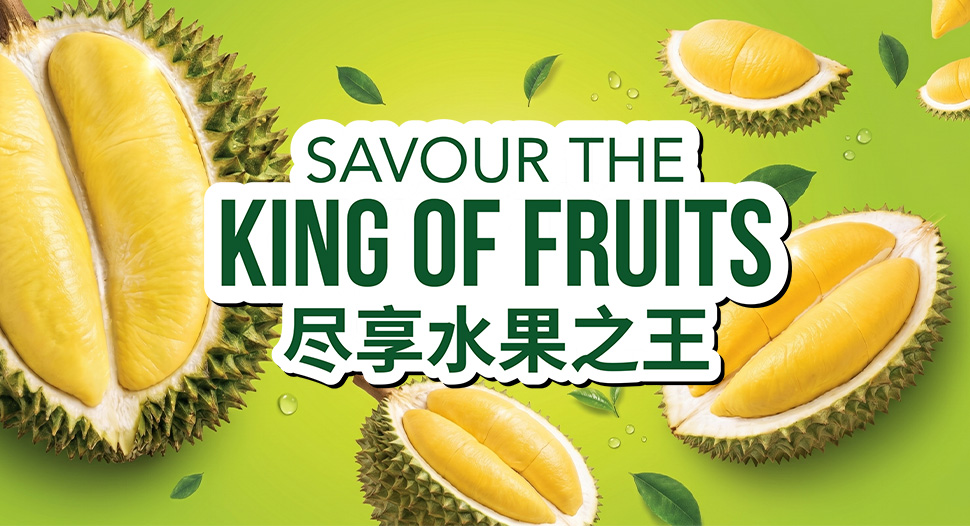 Savour the king of fruits (Durian) at FairPrice