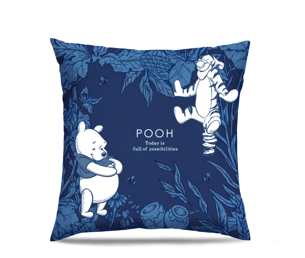 SKU-Winnie-The-Pooh-Cushion Blanket FairPrice Loyalty Programme - Winnie the Pooh - Cushion Blanket