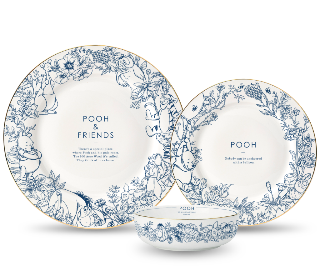 SKU-Winnie-The-Pooh-Dinnerware Set (3PC) FairPrice Loyalty Programme - Winnie the Pooh - Dinnerware Set (3PC)