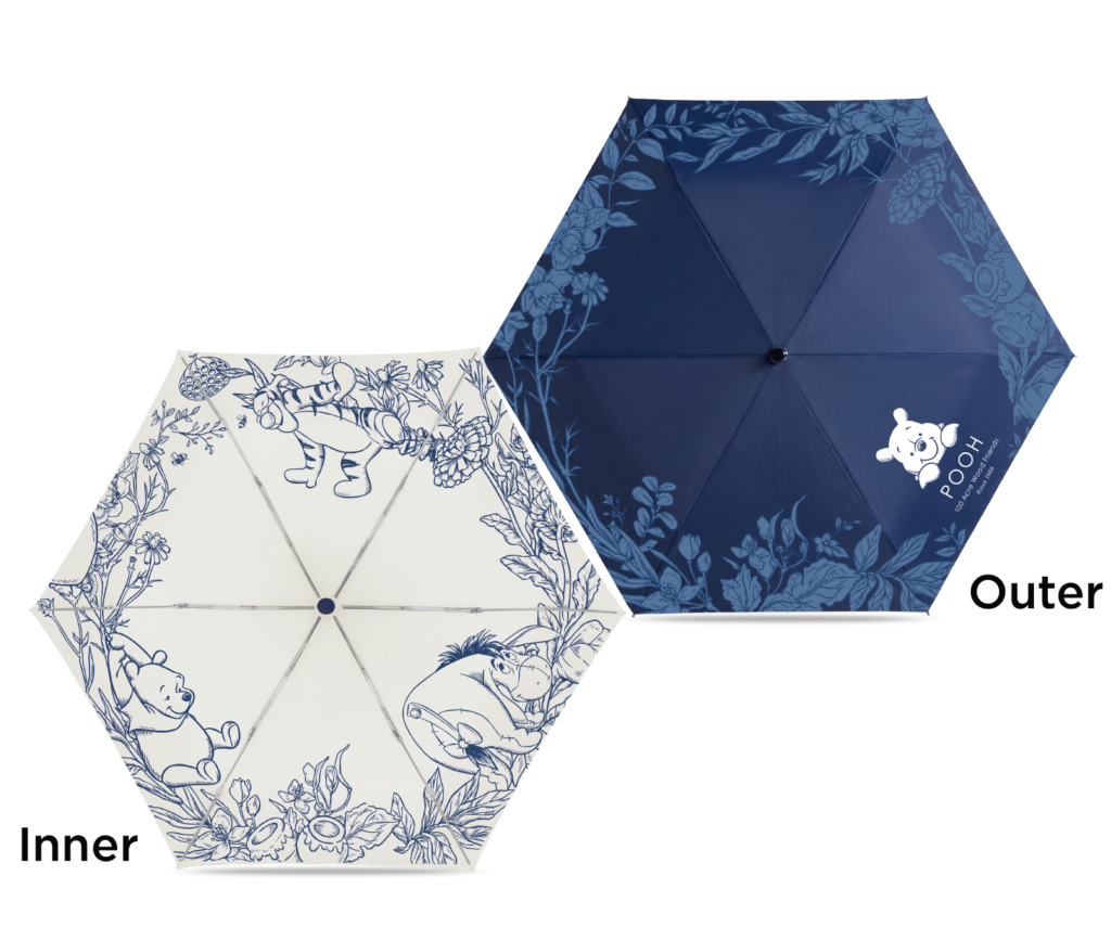 SKU-Winnie-The-Pooh-Foldable Umbrella (Double-side print) FairPrice Loyalty Programme - Winnie the Pooh - Foldable Umbrella (Double-side print)
