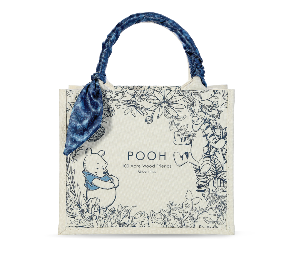 SKU-Winnie-The-Pooh-Tote Bag with Scarf (Beige)_ FairPrice Loyalty Programme - Winnie the Pooh - Tote Bag with Scarf (Beige)